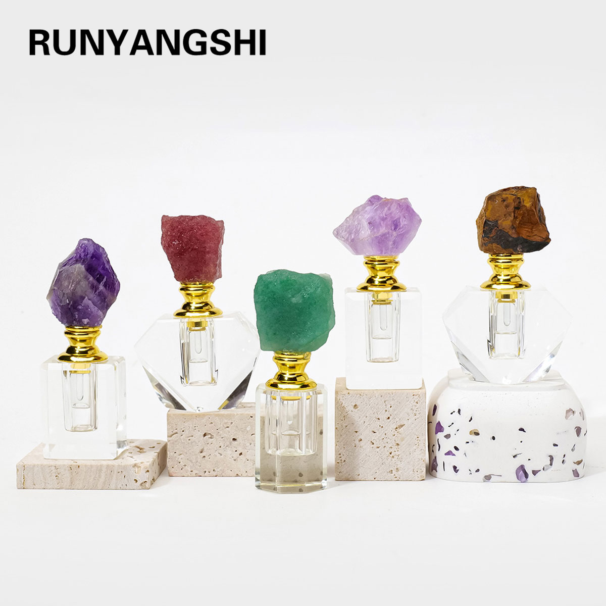 Perfume Fragrance House - 1개 천연 자수정 크리스탈 클러스터 힐링