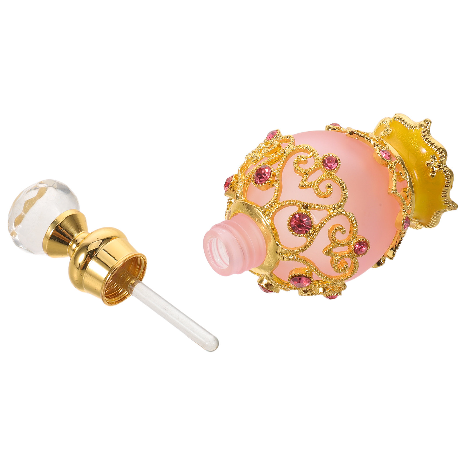 Perfume Fragrance Bottle - 15Ml 크리스탈 라인스톤 향수병 유리 리필