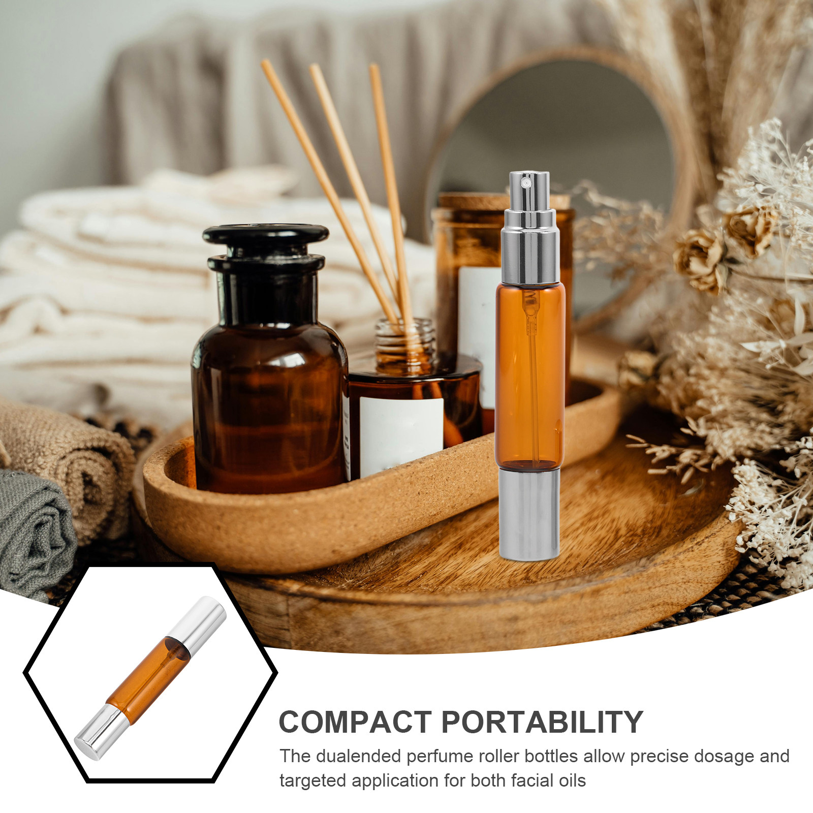 에센셜 오일 리필 병 10ml 누출 방지 투명 유리 소 - Perfume Fragrance Bottle 리뷰 및 가격