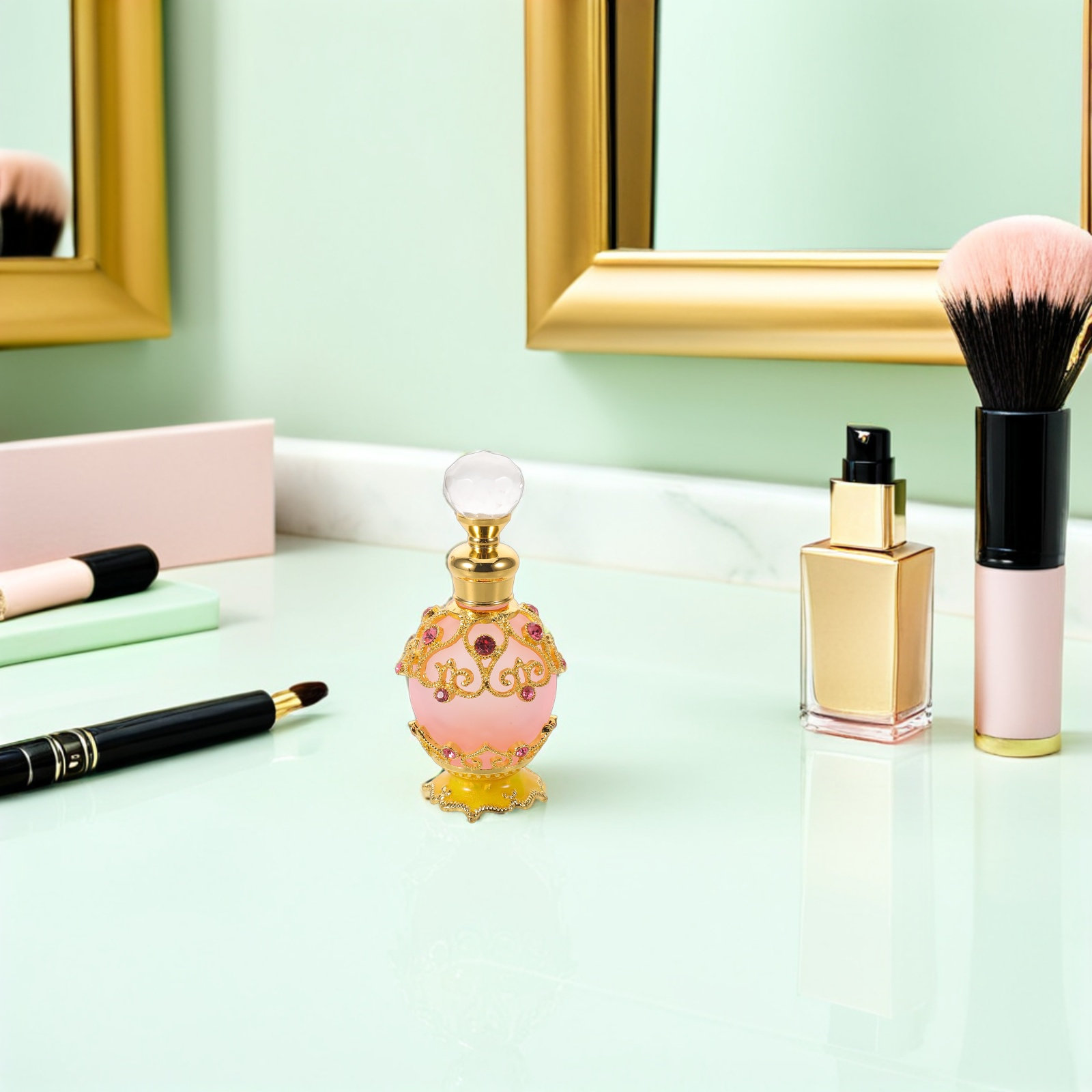 15Ml 크리스탈 라인스톤 향수병 유리 리필 가능 드롭 - Perfume Fragrance Bottle 리뷰 및 가격