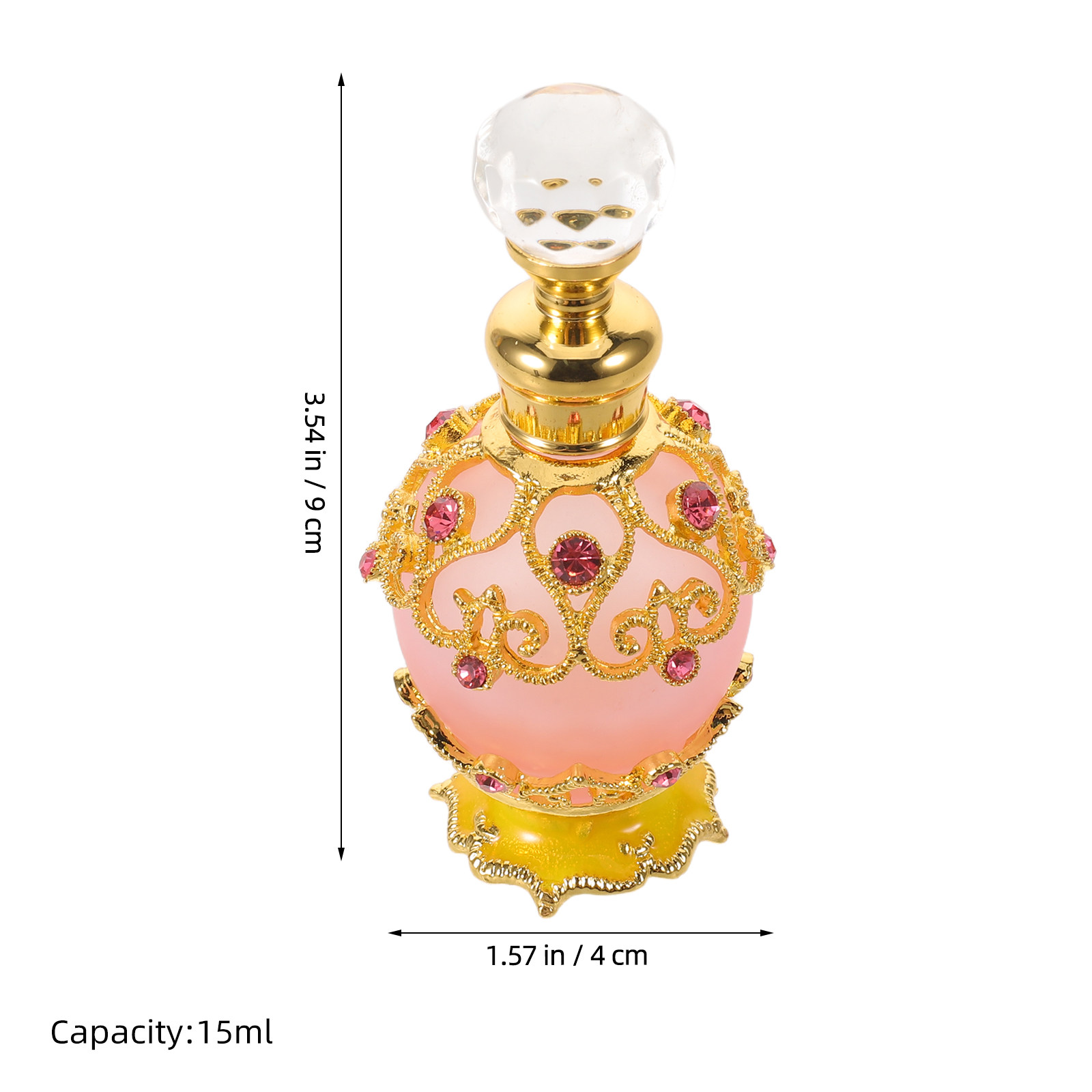 15Ml 크리스탈 라인스톤 향수병 유리 리필 가능 드롭 - Perfume Fragrance Bottle 리뷰 및 가격