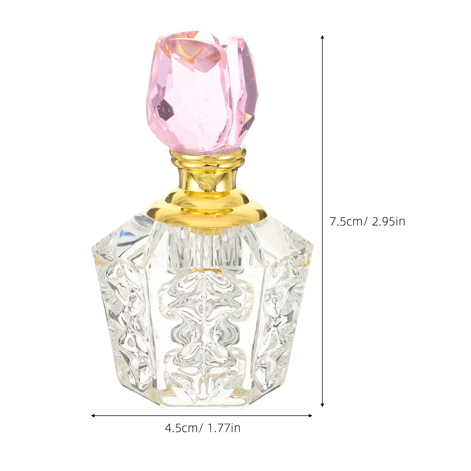 리필 가능한 크리스탈 향수병, 빈 인조 크리스탈 장미  - Perfume Fragrance Bottle 리뷰 및 가격